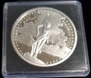2015 SILVER SHIELD 1 TROY OZ .999 FINE SILVER