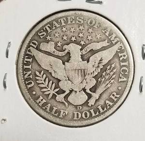 1915-D BARBER HALF DOLLAR