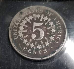 1866 US SHIELD NICKEL