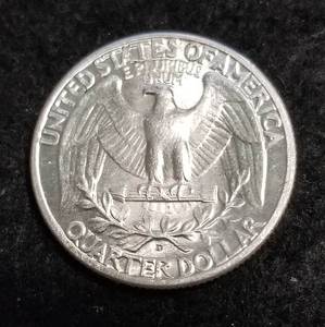 1947-D WASHINGTON QUARTER AU