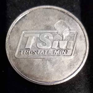 1 TROY OZ. .999 FINE SILVER TSM TRI-STATE MINT