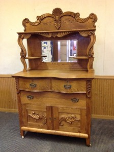lot 1 image: Gorgeous Antique Cabinet