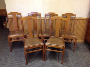 lot 21 image: 6 Matching Chairs