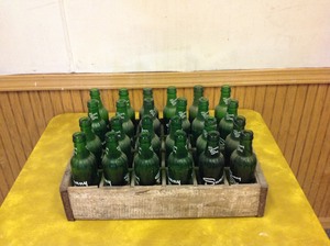 lot 58 image: Wood Case of Sunny Sky Bottles