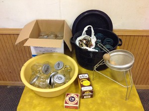 lot 111 image: Canning Jars and Supplies