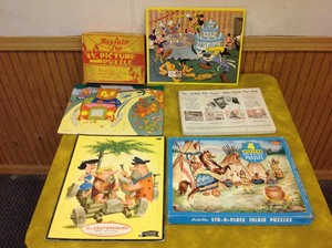 lot 114 image: Vintage Childrens Puzzles