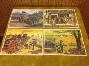lot 120 image: Set of 4 1976 Midland Cooperatives Commemorative Prints
