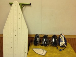 lot 138 image: Irons & Ironing Board