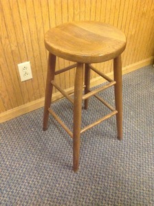 lot 151 image: Wood Stool