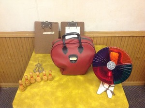 lot 185 image: Bowling Ball, Light Fan & More