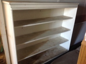lot 202 image: Wood Shelving Unit