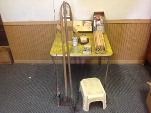 lot 207 image: Everything on Table & Floor