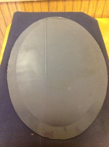 lot 210 image: Oval Beveled Glass