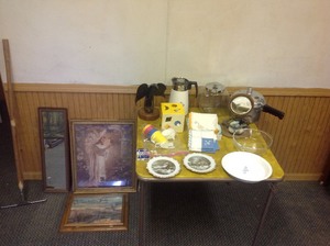 lot 214 image: Everything on Table & Floor