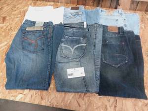6 pair of Mens Vintage Designer Denim Jeans (Size 36)