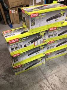 lot 19 image: Lot of 7 Ryobi Gas Jet Fan Blowers open box customer returns see pictures