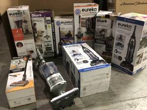 lot 23 image: Pallet with assorted Home Vaccums open box customer returns various models and conditions