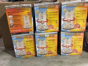 lot 24 image: Lot of 6 Dura Heat Kerosene Heaters used open box customer returns not tested see pictures