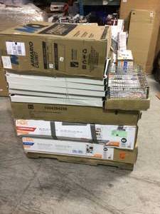 lot 28 image: Pallet with assorted Shelving Storage Units varius models and conditions  see pictures