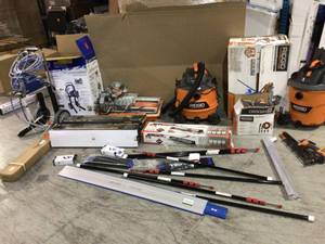 lot 31 image: Lot of assorted used tools various types and conditons customer returns