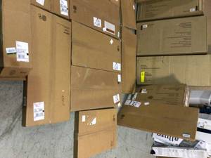 lot 34 image: Pallet with assorted Furniture - shelves- bookcases customer returns see pictures