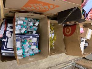 lot 41 image: Large lot of Target general merchandise great for flea market selling- see pictures