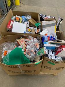 lot 43 image: Large lot of general merchandise great for flea market selling- see pictures all kind of goodies