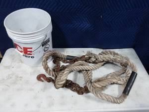 Heavy Duty Tow Rope With One End Chain