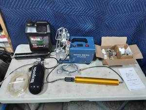 Yong Heng High Pressure Air Compressor 100-4500 PSI & Air Gun Remote With Accessories