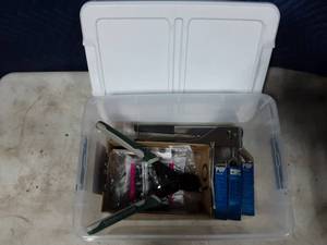 Pop Rivet Guns With Rivets & Pex Crimper With Clamps