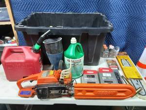 Ech 300 14 EVL With New Bars, Chains, Gas Can & Bar Oil