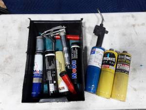 Berzomatic Torch, Map Gas, Grease Guns