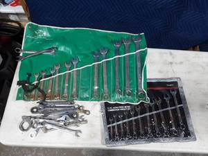 Lot Of Metric & Standard Wrenches-SK & Others