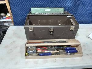 Kennedy Tool Box Full Of Assorted Hand Tools