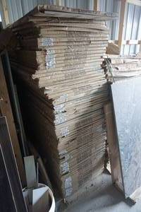 lot 10 image: Random Design High Definition Glazed Digital Vitrified Tile Egyptian Wenge Design