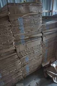 lot 19 image: Random Design High Definition Glazed Digital Vitrified Tile Batch 9034 Mixed Tans, Browns, Grey Design