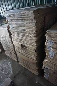 lot 22 image: Random Design High Definition Glazed Digital Vitrified Tile Choco Travertino Design