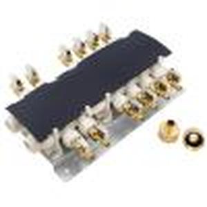 lot 38 image: 12 in. Brass Ball Valves with 12-Port PEX Manifold by Apollo
