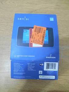 lot 32 image: Emerson Sensi Touch Wi-Fi Smart Thermostat with Touchscreen Color Display, C-Wire Required by Emerson