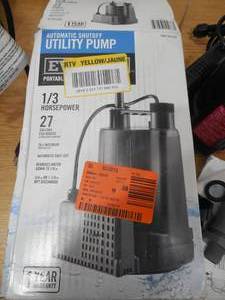 lot 39 image: 13 HP Automatic Utility Pump by Everbilt