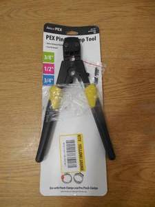 lot 25 image: 38 in., 12 in. and 34 in. PEX Quick-Cinch Clamp Tool
