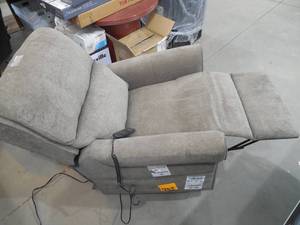lot 51 image: alcove Power Lift-Up Recliner - Brown