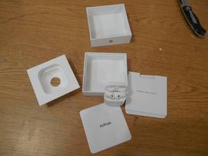 lot 73 image: Apple AirPods Gen 2 Wireless Headphones with Wired Charging Case - White
