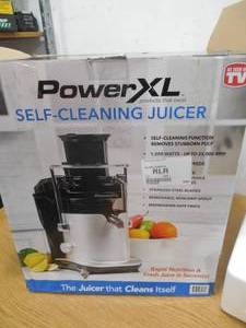 lot 82 image: PowerXL 6-Oz. 1200-Watt Self-Cleaning Juicer