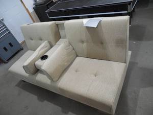 lot 109 image: Serta Malibu Convertible Sofa Bed with Pillows