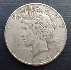 1923 Peace Dollar