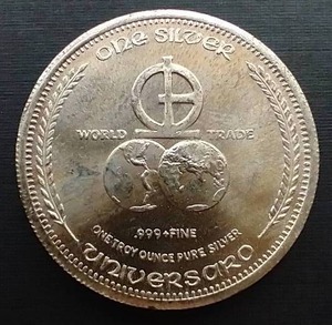 1972 Universaro 1oz. Silver Round