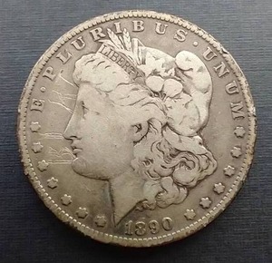 1890-O Morgan Dollar