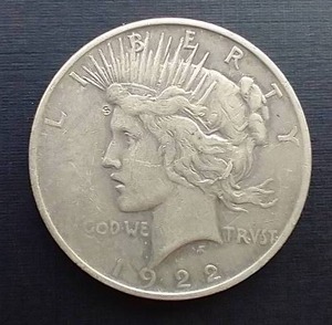 1922 Peace Dollar