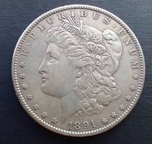 1891 Morgan Dollar